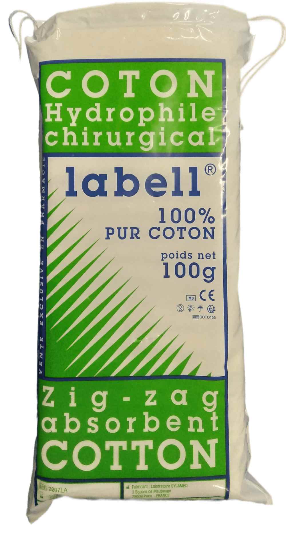 COTON CODEX HYDRO LABELL 100G