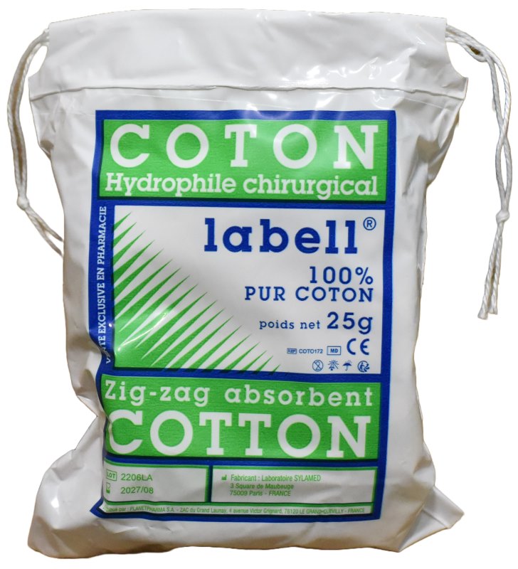 COTON CODEX HYDRO LABELL 25G