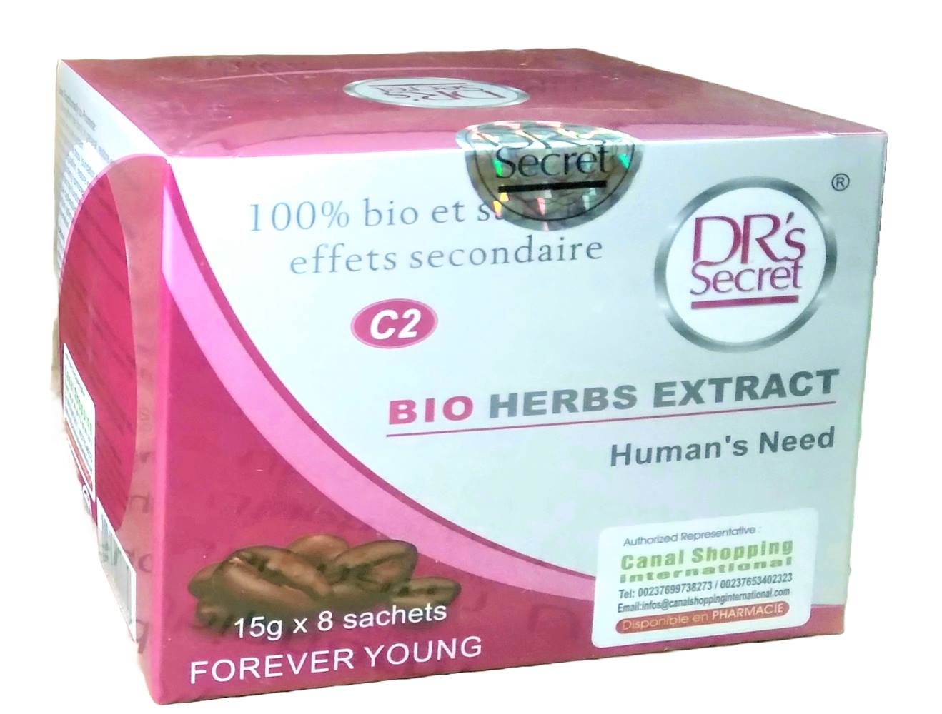 DR SECRET BIO HERBS ROSE COFFE SACH/8