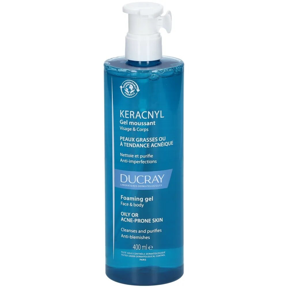 DUCRAY KERACNYL GEL MOUS FL/400ML