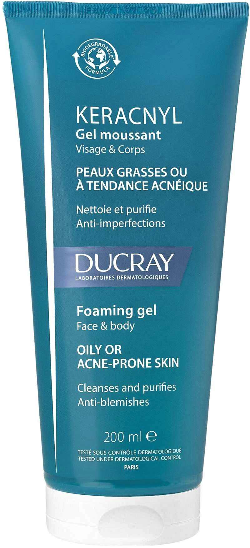 DUCRAY KERACNYL GEL MOUS.200ML