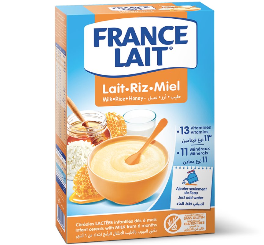 FRANCE LAIT CERE RIZ MIEL 250G