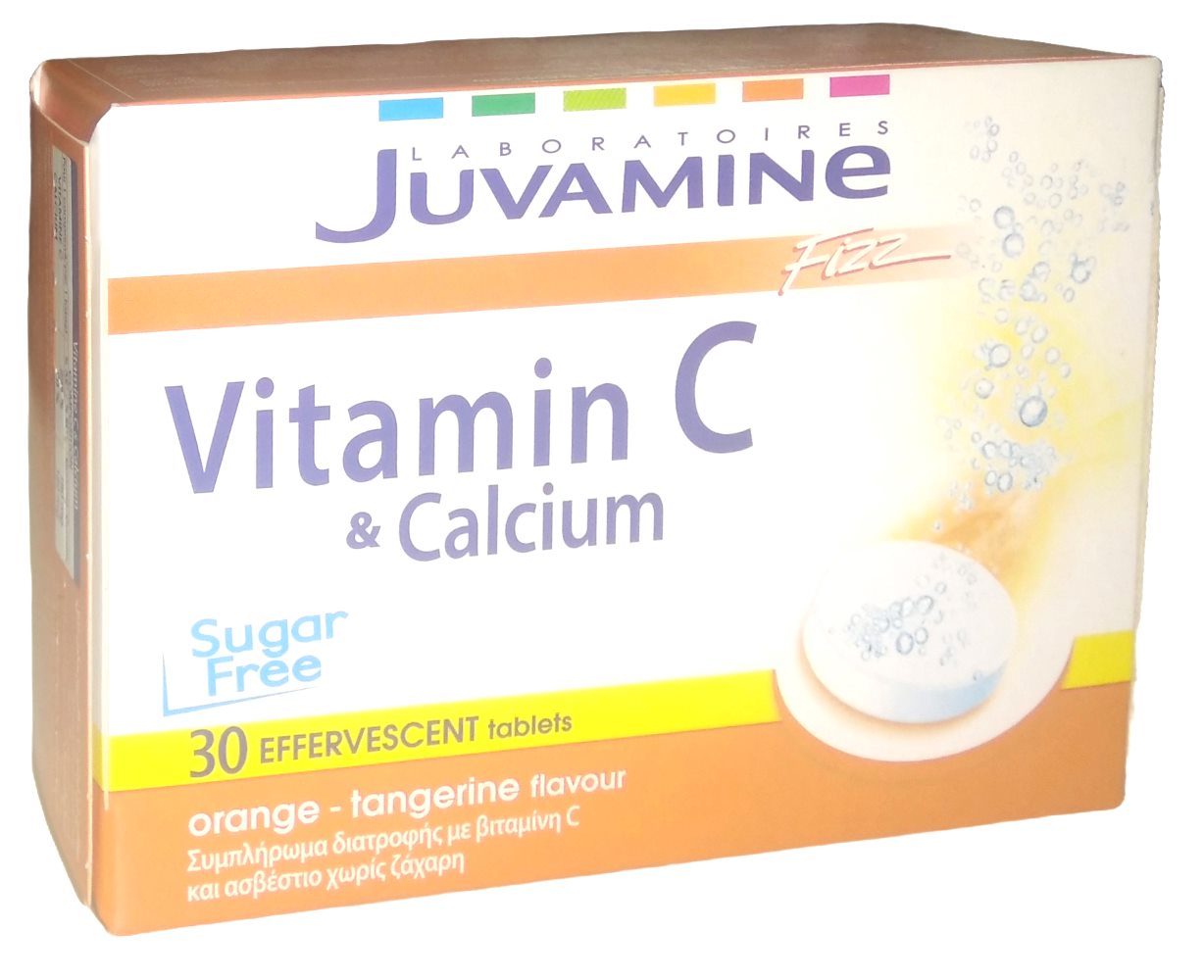 JUVAMINE FIZZ VIT C+CAL EFF/30