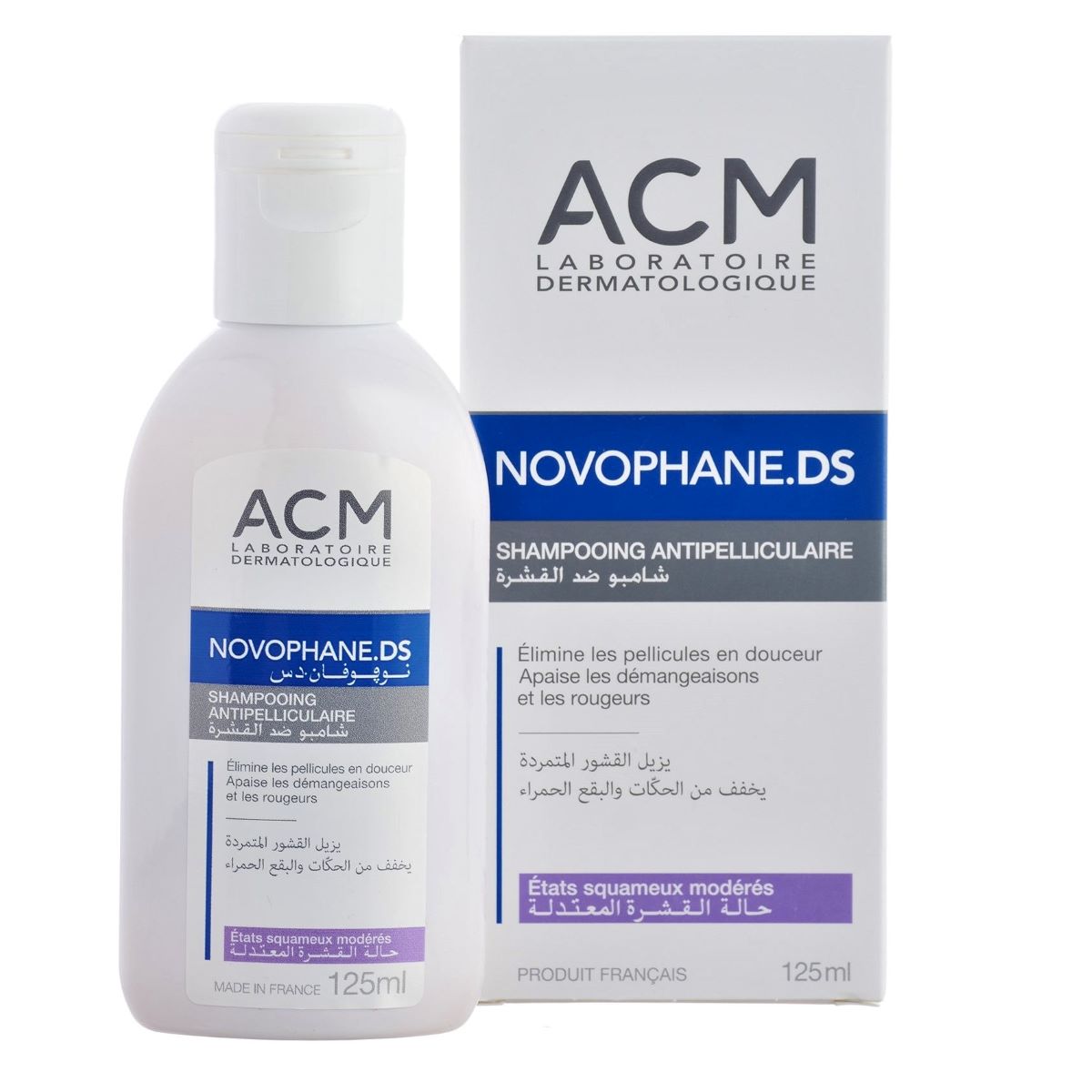 NOVOPHANE DS SH SQUAMEU MODERE F/125ML
