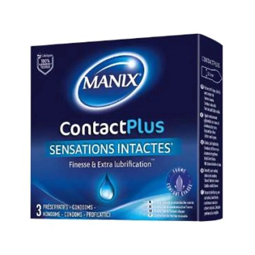 MANIX PRESERV CONTACT PLUS B/3