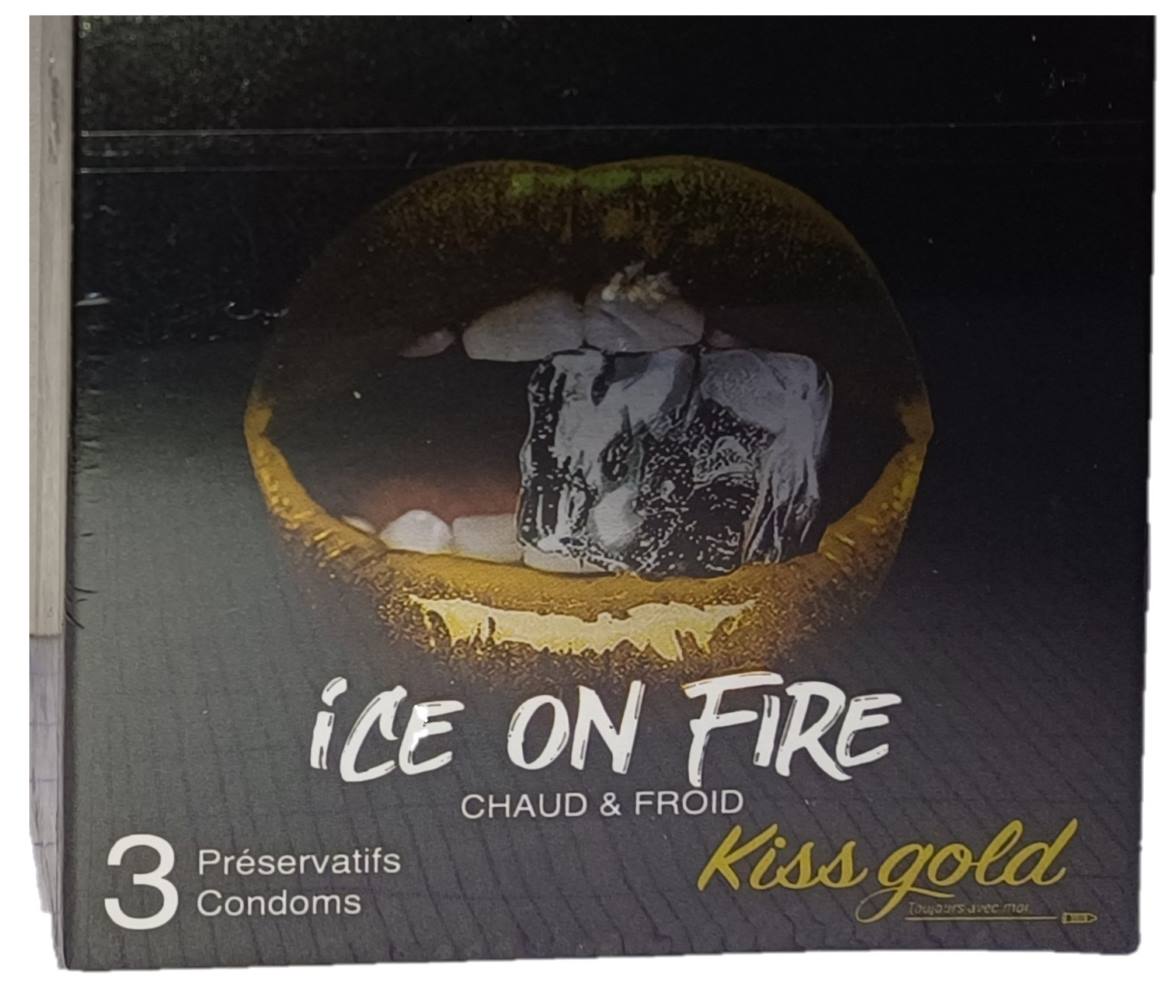 PRESERV KISS GOLD ICE ON FIRE B/3
