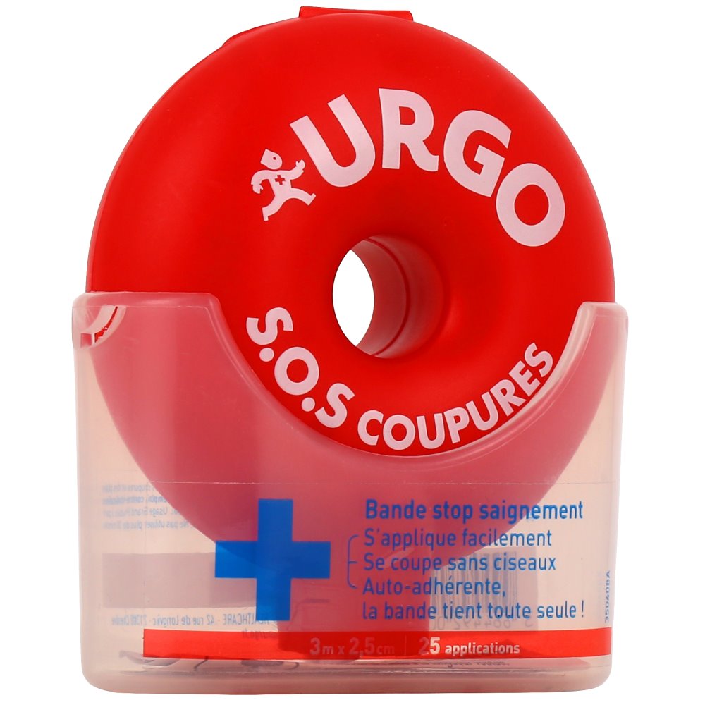 URGO SOS COUPURE BANDE 2.5CMX3M/1